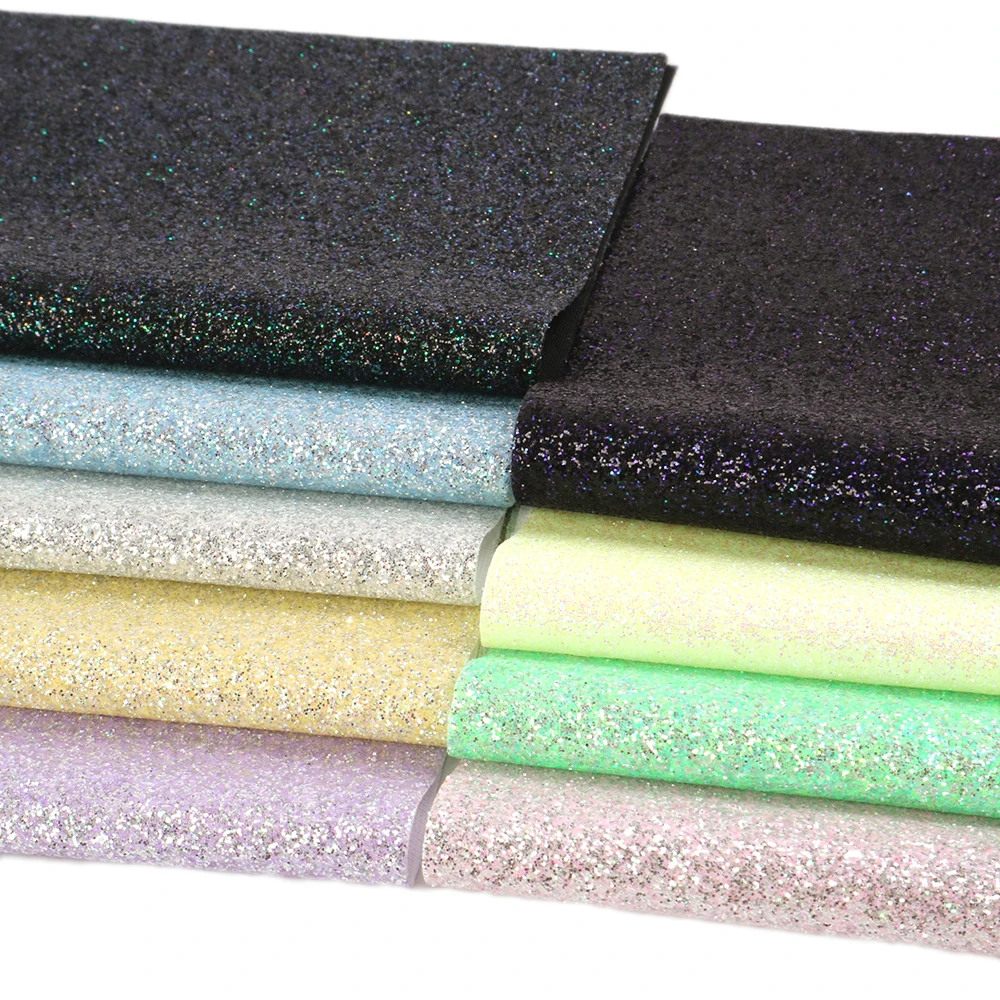 

20*34cm 9pcs/set powder glitter artificial faux synthetic leather fabric set ,DIY handmade materials,1Yc6293
