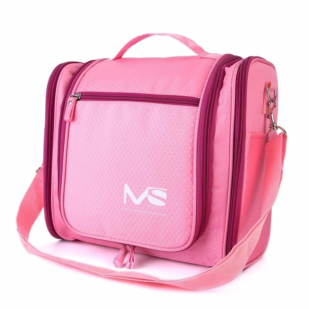Large Hanging Travel Toiletry Bag - Heavy Duty Waterproof Women's Makeup Organizer Bag Men's Shaving Kit Toiletry Bag for Travel