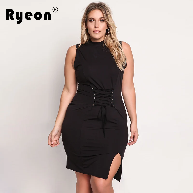 black tunic dress sleeveless