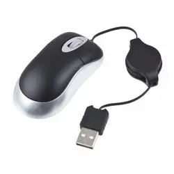 1 шт. USB Оптический прокрутки выдвижной тонкая мышь для портативных ПК оптовая продажа StoreHot новое поступление