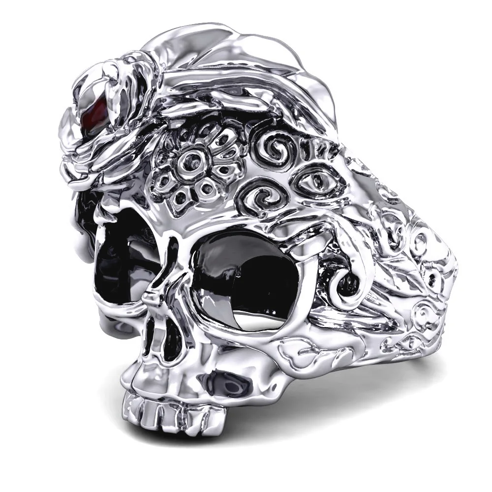 EVBEA-2018-Punk-Skull-Ring-For-Men-and-Women-Gothic-Style-Jewelry-Biker-Flower-Sugar-Skull(1)