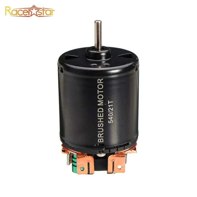 Щеточный двигатель Racerstar 540 13T/17T/23T/80T/21T/27T/35T/45T/55T для радиоуправляемого автомобиля