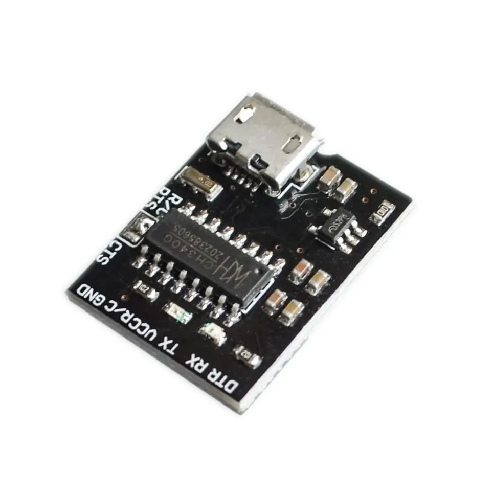 Для WEMOS CH340G CH340 Breakout 5V 3,3 V Micro USB к последовательному модулю платы для Arduino Downloader Pro Mini