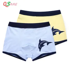Мальчики Хлопок шорты-боксеры детские трусики 2 шт. боксеры нижнее белье с рисунком детские трусы хлопок Трусики для мальчиков CHU020