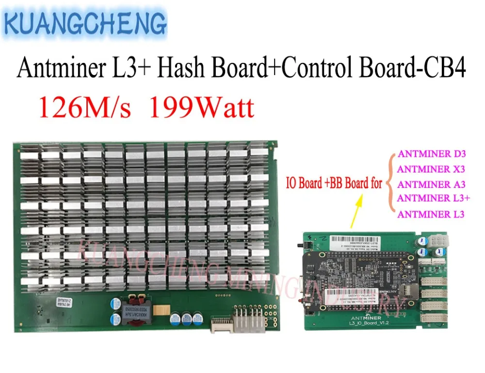 

AntminerL3+ Hash Board+Control Board Include IO Board And BB Board For ANTMINER D3/A3/L3/L3+/X3 form KUANGCHENG MINING