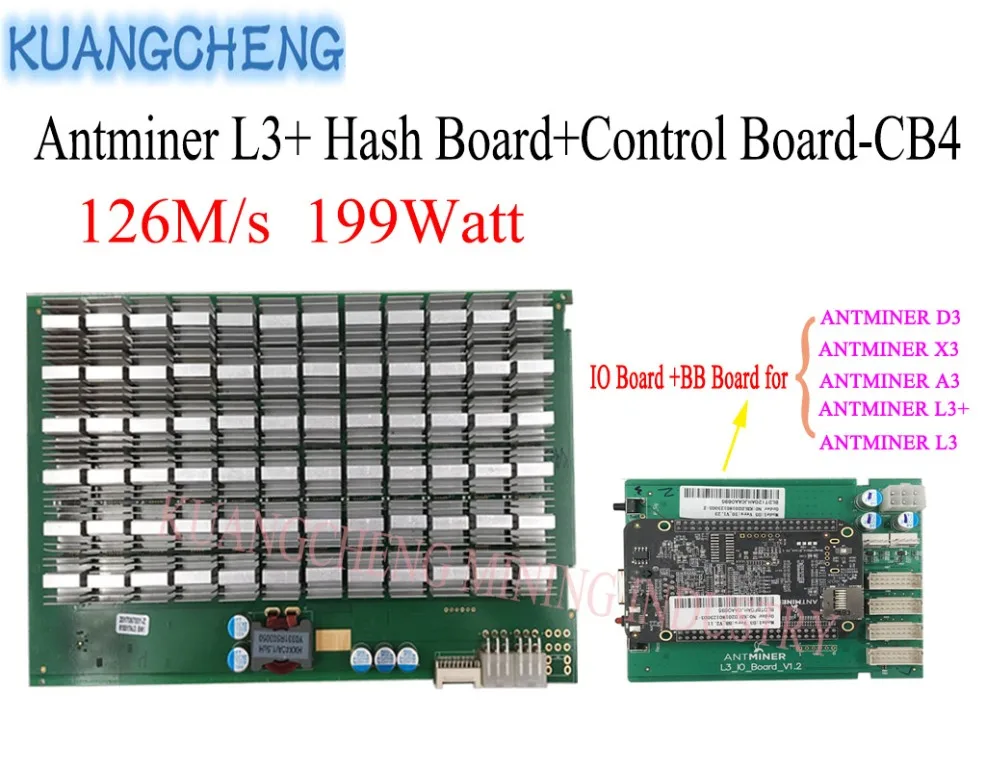 AntminerL3 + хэш доска + Управление Совета включают в себя IO доски и BB доска для ANTMINER D3/A3/L3/L3 +/X3 форме KUANGCHENG добыча