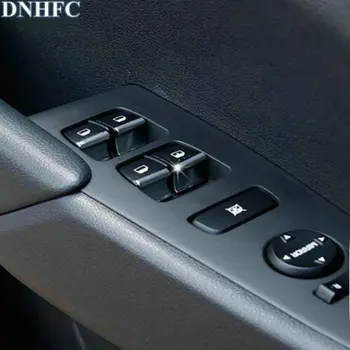 

DNHFC car styling ABS 7PCS/SET Car window lift buttons decorate sequins For Hyundai Solaris Verna LHD car accessories