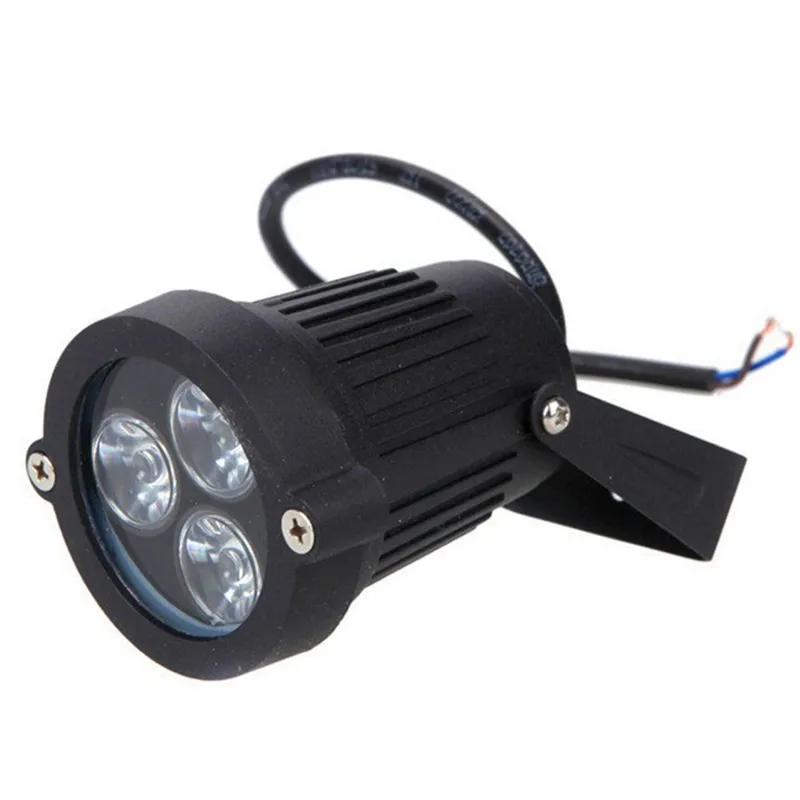 Светодиодное ландшафтное освещение уличные прожекторы Спайк прожектор AC/DC 12 V 110 v 220 v садовый светильник IP66 9 Вт RGB светодиодный свет лужайки