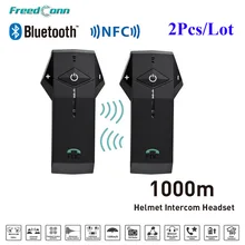 2 шт. FDC коло rc + L3 1000 м BT NFC FM радио Функция мотоциклетный шлем Bluetooth