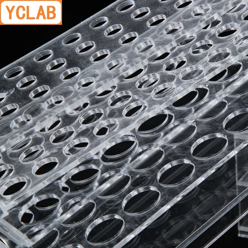 YCLAB 18,5 мм* 40 отверстий приборочный штатив акриловое органическое стекло полиметилметакрилат PMMA лабораторное оборудование