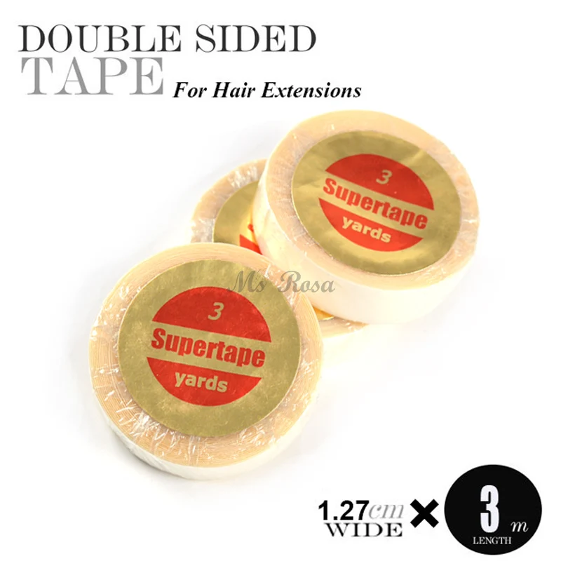 Super Hair Tape Adhesive Double Side Approx. 1.27 X 300cm Adhesive Hair Glue Super Tape For Tape Hair Super Hair Tape Adhesive Double Side Approx. 1.27 X 300cm Adhesive Hair Glue Super Tape For Tape Hair
