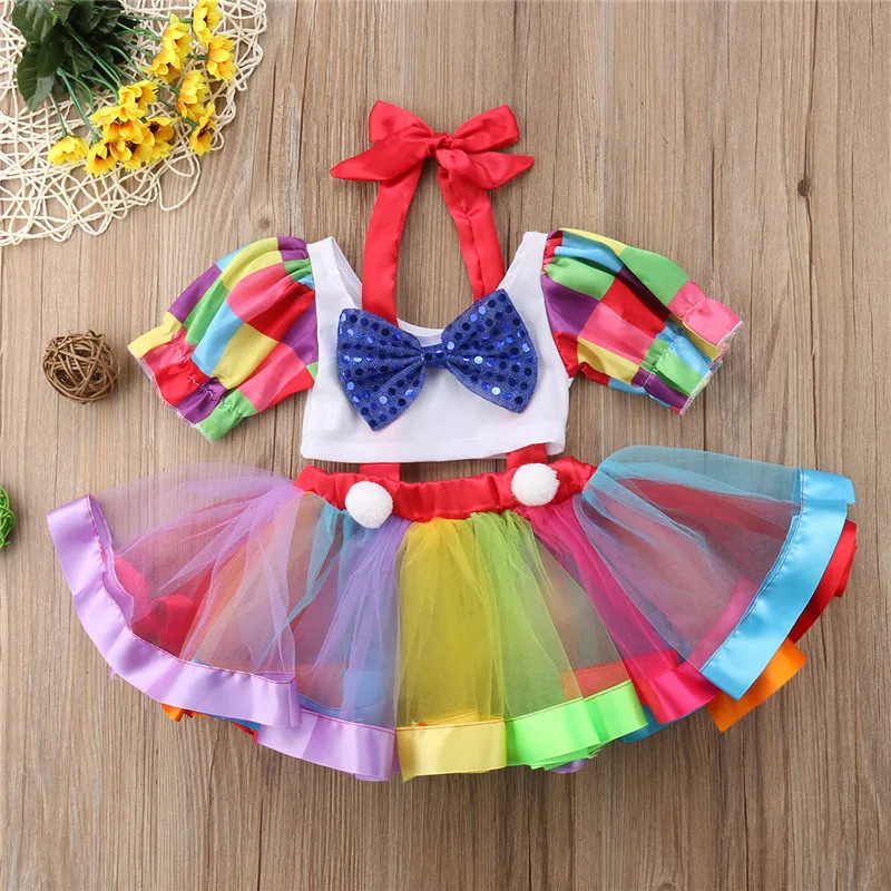 

Summer Short Sleeve Bow Party Holiday Crop Top Lace Skirt Princess Girls Clothing Outfit Toddler Kid Baby Girl Clothes Set