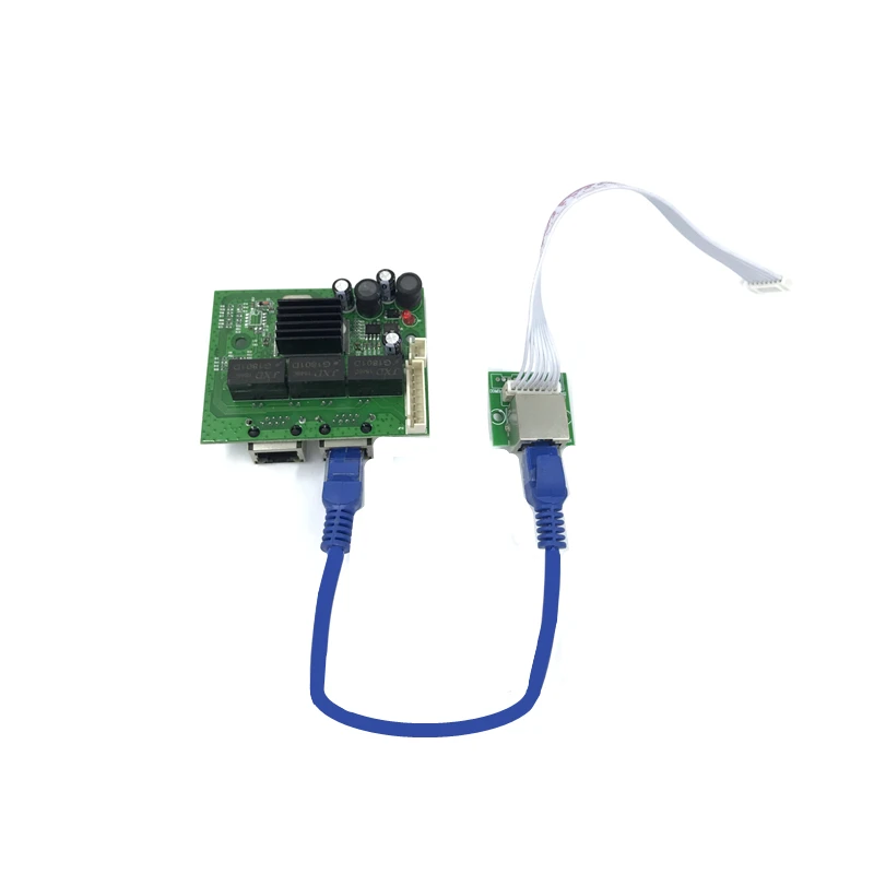 Мини PBCswitch модуль управления воспроизведением oem модуль мини size3Ports сетевые переключатели печатная плата мини модуль-коммутатор 10/100/1000 Мбит/с - Цвет: 2port1Transfermodule