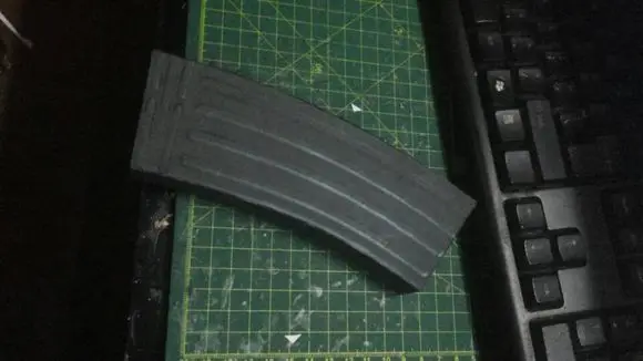 Скелед крест огонь AK47 3D бумажная модель моделирования оружия штурмовая модель винтовки пистолет игрушки для детей и взрослых