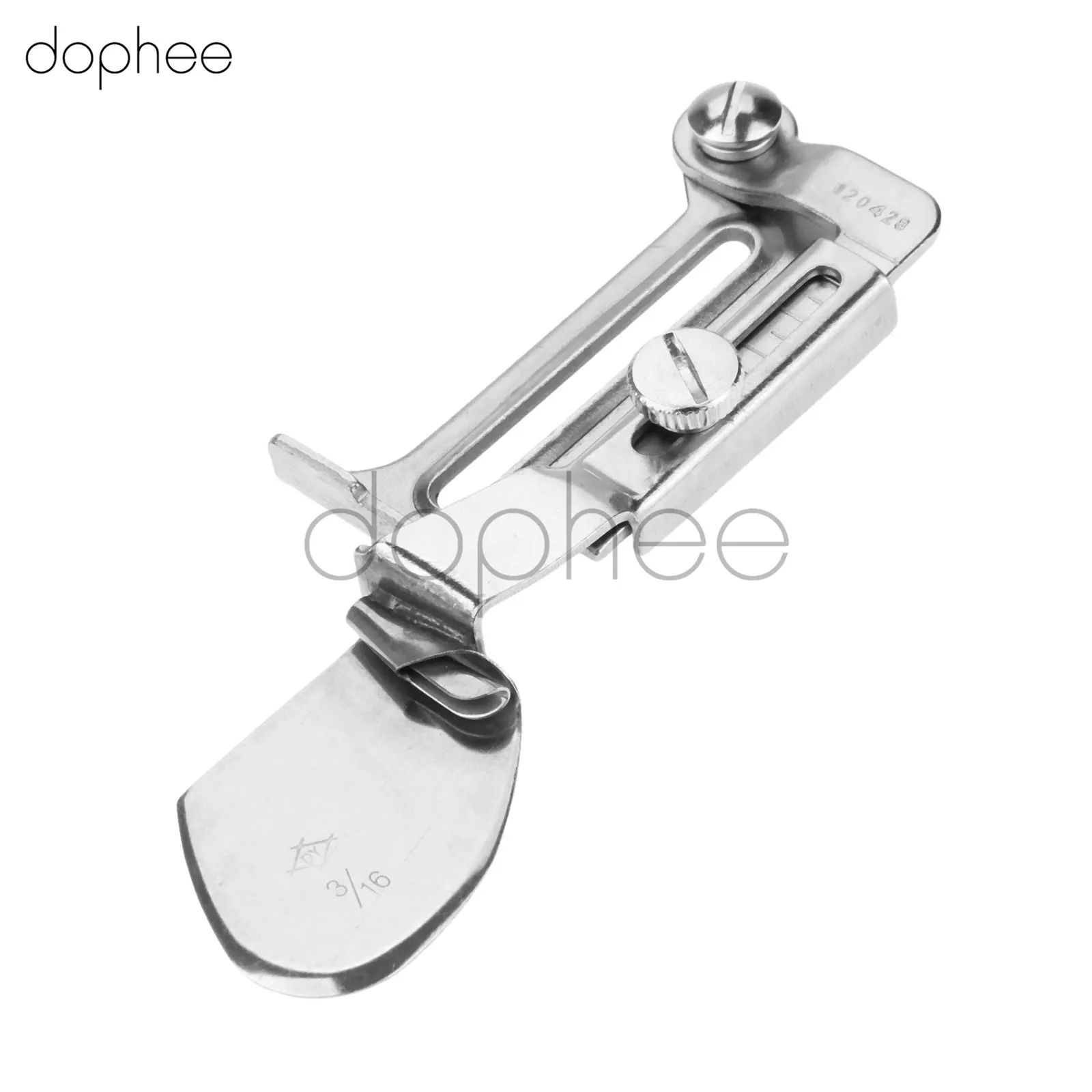 

dophee 1pc A11 Overlock Folder SWING HEMMER/FOLDER/BINDER/SEWING PARTS Flatcar Curling Hemmer for Domestic Sewing Machine