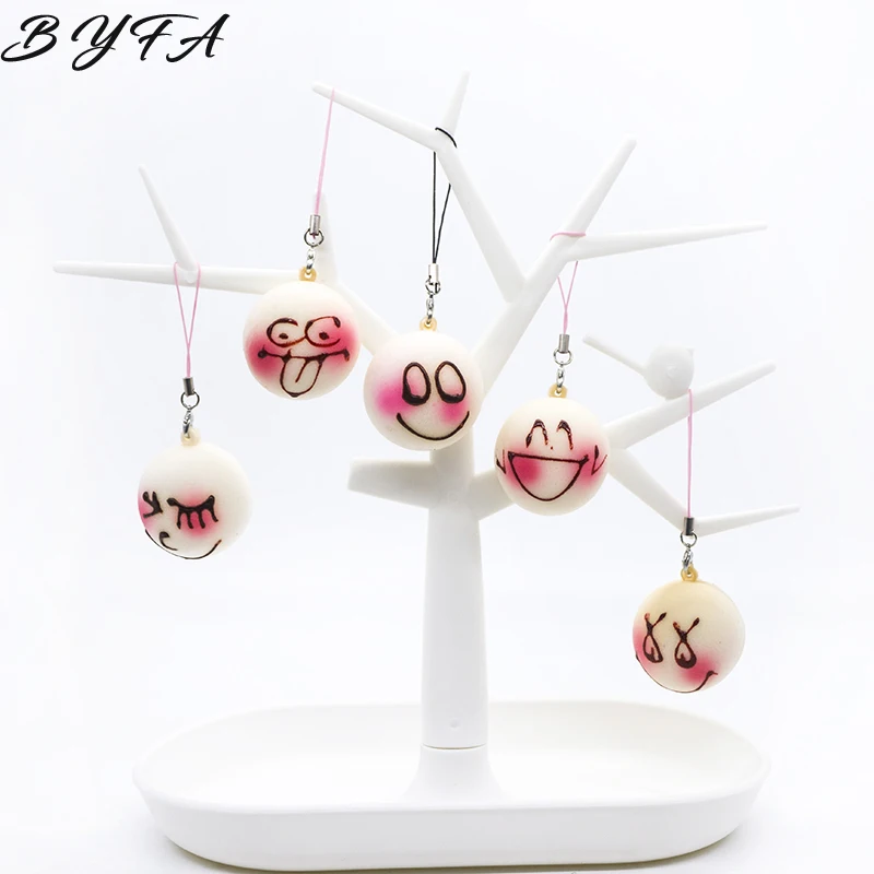 

Mini Cute Random Food Soft Toy Keychain Antistress Ball Squeeze Fun Joke Rising Toys Abreact Soft Sticky Stress Relief Toys