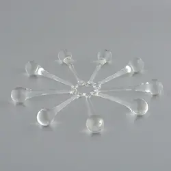 10x люстра с лампами падение кулон запчасти ясно призмы-кристаллы домашний декор