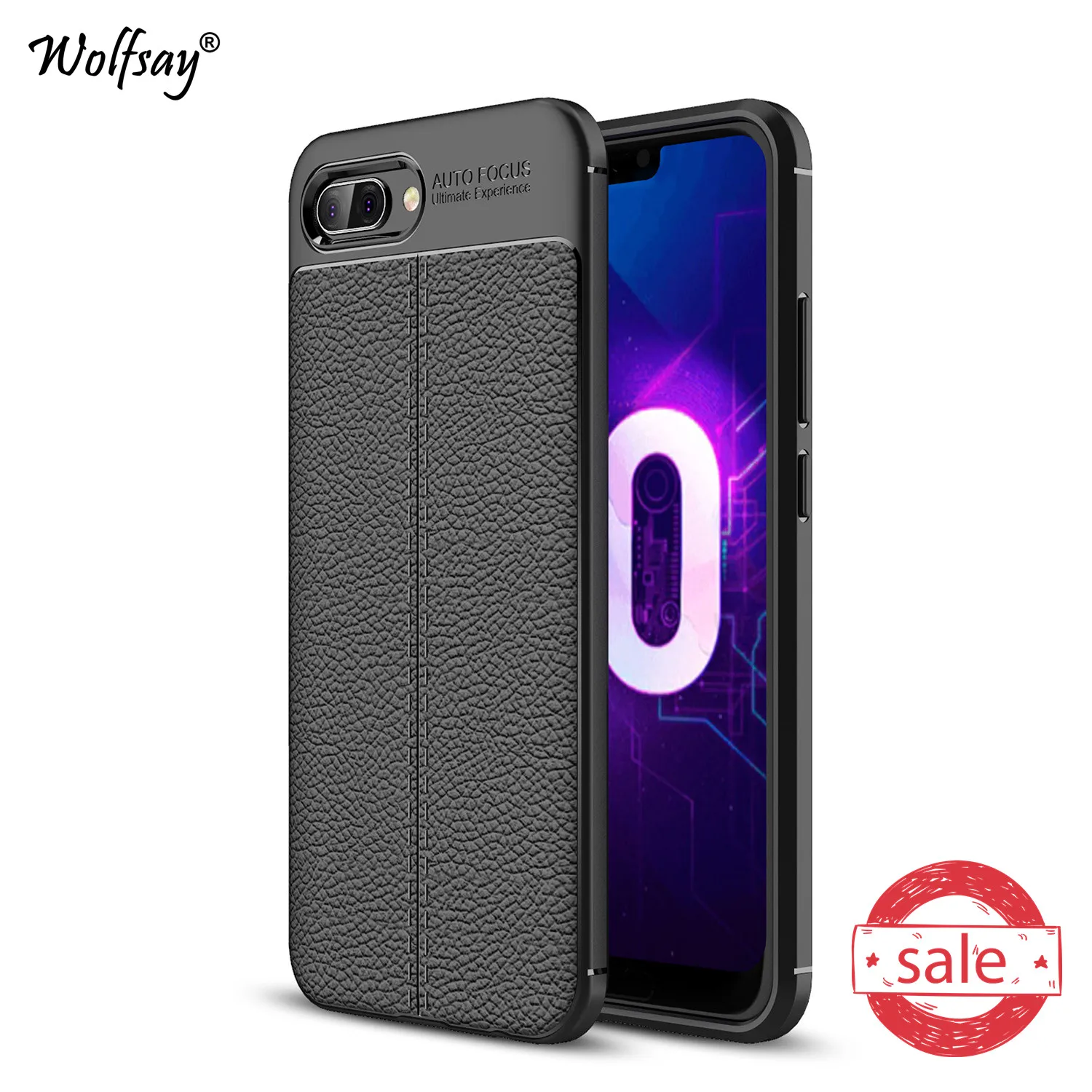 

Phone Case Huawei Honor 10 Cover Honor10 COL-l29 Litchi Pattern Cases Soft TPU Case for Huawei Honor 10 Cover Huawei Honor 10