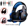 Combination G2000 LED Gaming Headphones with Microphone Stereo Led Headset + Gaming Mouse for PC Gamer PS4 New XBOX Laptop ► Photo 2/6