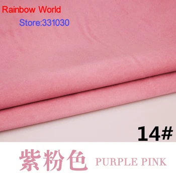 

14# pink Flocked flocking Fabric for DIY Sofa Pillow Mattress Cushion Toys Bags material(150*100cm)