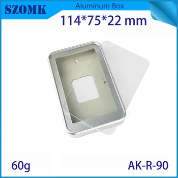 

10 pcs/lot abs plastic reader abs plastic enclosures card reader plastic housing 114x75x22 mm card reader home control szomk