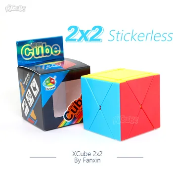 

Fanxin Xcube 2x2 x cube Cubo Magico 2x2x2 Stickerless Puzzles For Adults Games Education Toys For Children Strange Shape