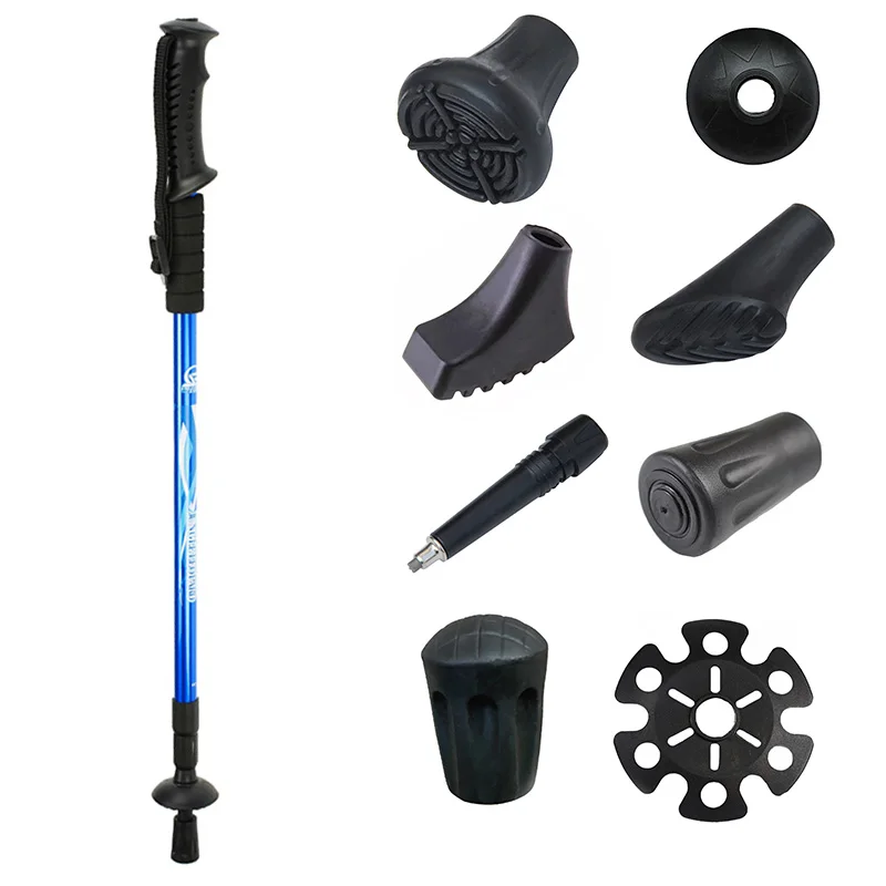 

Trekking Poles Tips Protectors Nordic Walking Sticks Cane Replacement Tip Hiking,Climbing Poles Head Hiking Accessories