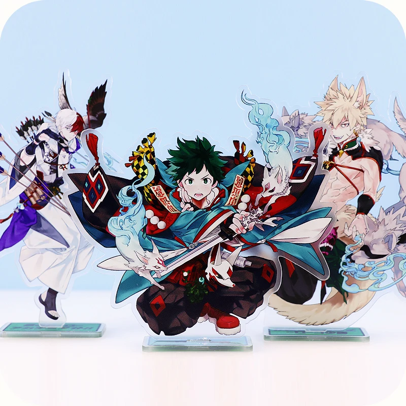 

Anime My Hero Academia Izuku Shoto Katsuki Acrylic Stand Figure Desktop Decoration Collection Model Toy Doll Gifts