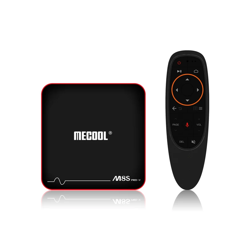 Новейший Mecool M8S PRO W Android 7,1 ТВ коробка Европа IP tv коробка с 1 год IVIEW HD посылка часы Великобритания Греция Германия