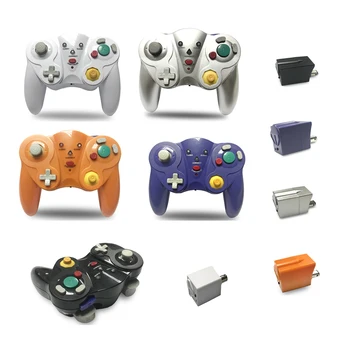 

2.4GHz game Controller Wireless Game pad joystick for GameCube for NGC for Wii shock turbo clear function NOT bluetooth