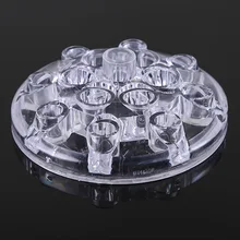 Лидер продаж 15 отверстия акриловые татуировки чернил круглые чашки Постоянный татуировки пигмента жидкости корпус контейнер для хранения шапки подставка держатель блюдо