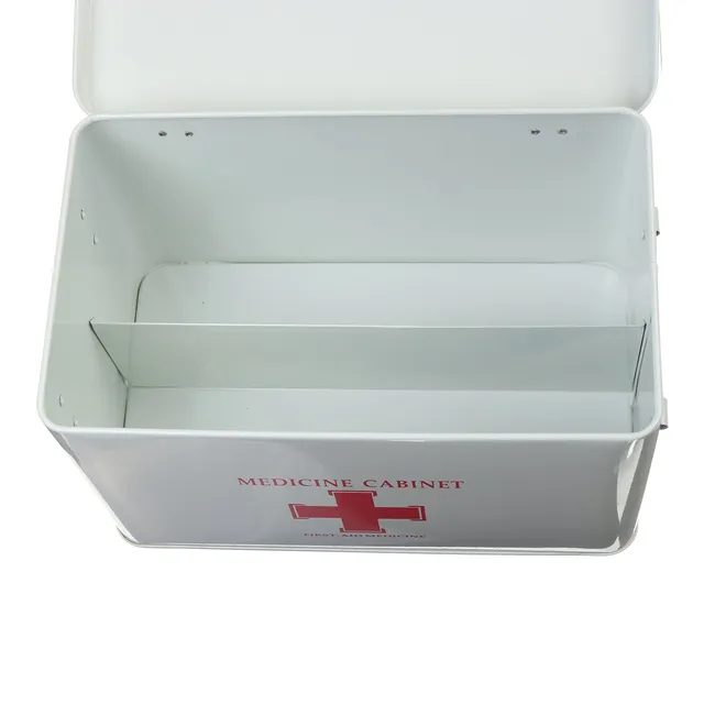 NEW Metal Medicine Cabinet Multi-layered Family Box First Aid Storage Box Storage Medical Gathering Emergency Kits