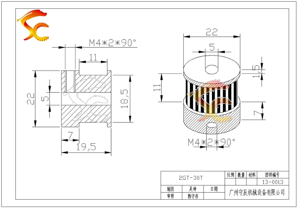 Шкив ремня ГРМ GT2 30 зубьев 60 зубьев уменьшение 1:2/2:1 подходит для ширины ремня 10 мм Диаметр 5 и 12 мм аксессуары для 3D принтера