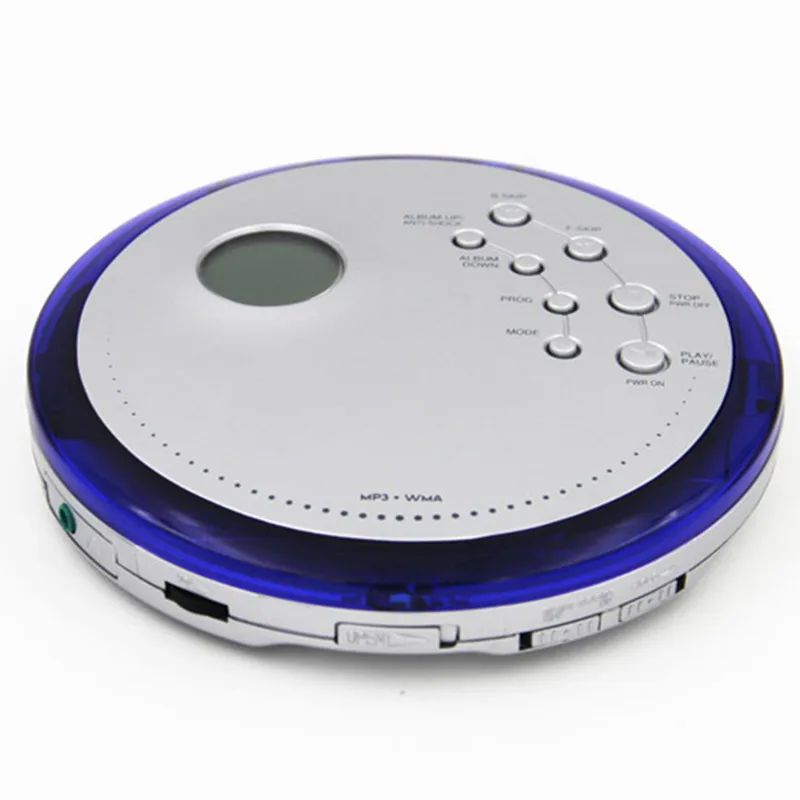 Портативный CD плеер/Walkman/Smart ESP electronic shock/Поддержка MP3 /WMA/английские Дисковые Диски