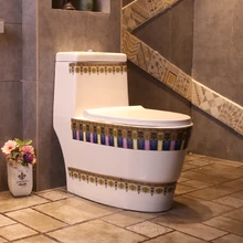 Европейский Книги по искусству дезодорант Туалет дома туалет для взрослых сифон Керамика Туалет 400 Расстояние яма