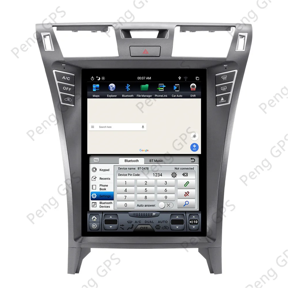 Top Android 8.1 Tesla Vertical screen car no dvd player radio gps automatic For Lexus LS460 2007-2015 navigation multimedia system 4