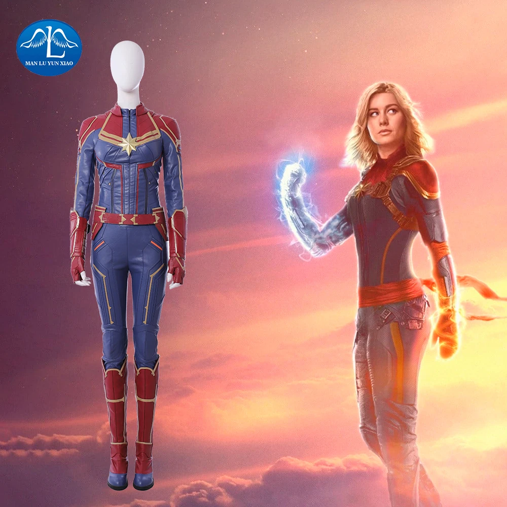 2019 Captain Marvel Costume Halloween Costume For Women Captain Marvel