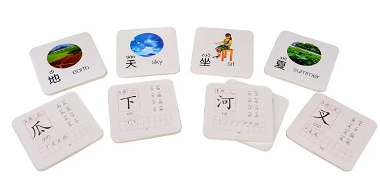 Английский и китайский дети книга символов карты узнать китайский с пиньинь слова 108 книги для детей цвет книги по искусству образование