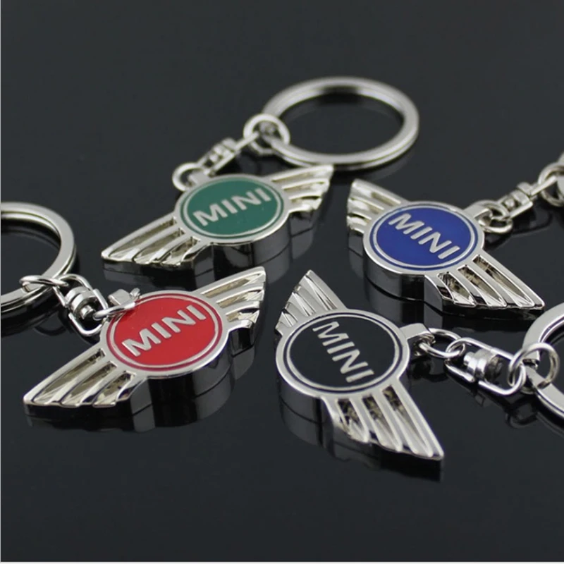 

Car Pendant Alloy Car Keyring Keychain Key Chain Auto Key Ring Holder For Mini Cooper Countryman Cabrio Jcw Clubman r50 r53 r56