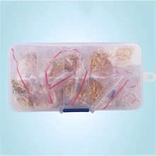 Рыболовный крючок 500 золото с отверстиями ishui крючок Набор 3-12# трубный крючок крючки рыболовные Крючки рыболовные снасти