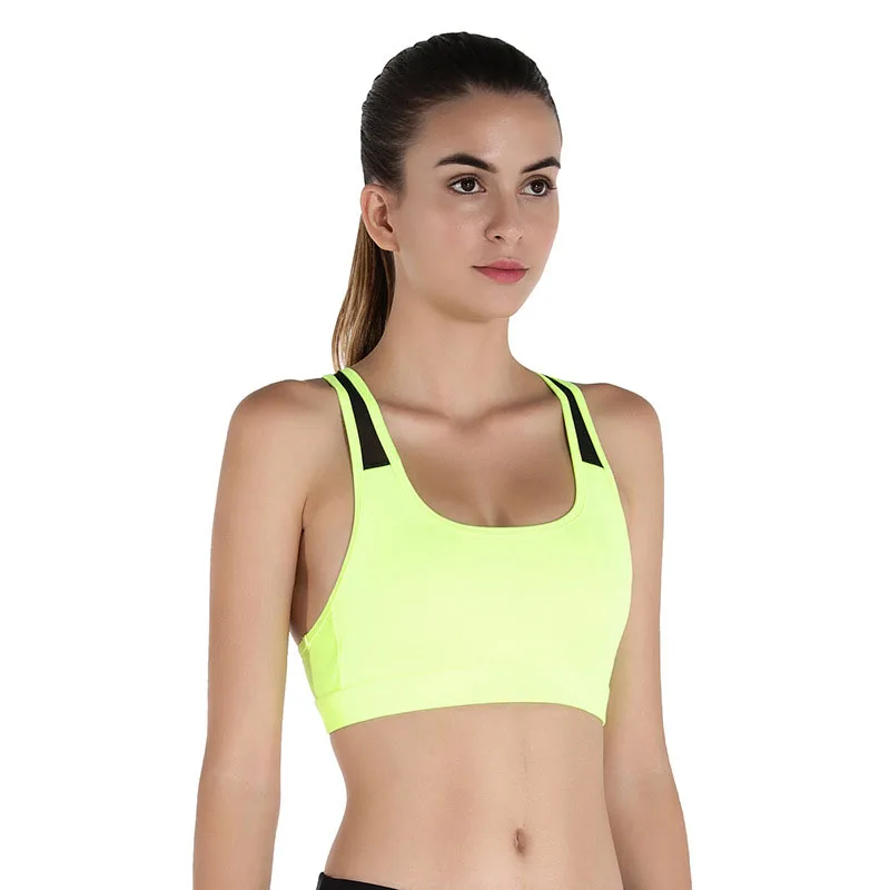 

Sports Bra Cycling Running Dill Tank Top Female Women Push Up Bras Brassiere Breathable Seamless Underwear Fitness Equipment