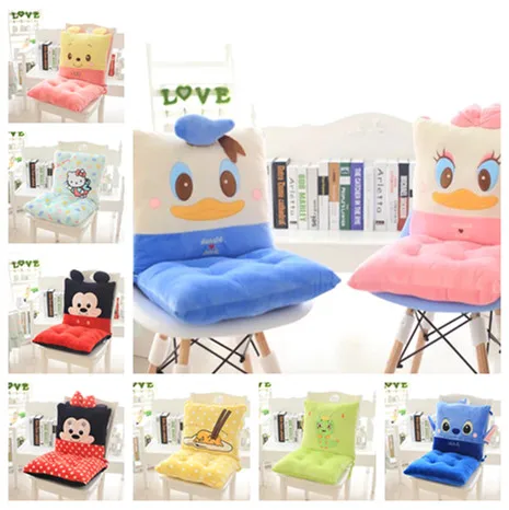 

Candice guo plush toy stuffed doll cartoon Duck Daisy stitch kitty gudetama chair waist pillow seat cushion birthday gift 1pc