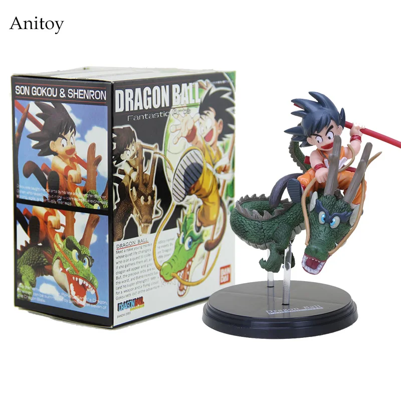 14 см Dragon Ball Z Супер Saiyan Goku с Дракон езда ПВХ Фигурки Коллекция Модель игрушки куклы GB003