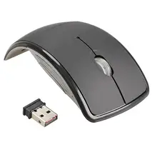 2,4 ГГц Беспроводная мышь складной Оптический игровой 2 кнопки геймер мыши Sem Fio с usb-приемником для компьютера ноутбука ПК