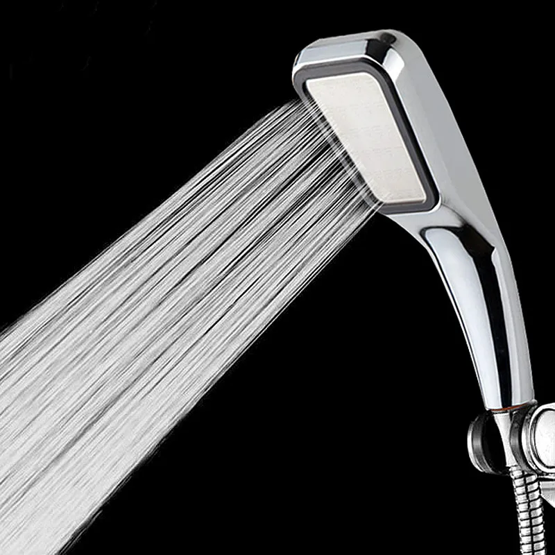 

Bathroom Rainfall 300 Hole Shower Head Water Saving Flow With Chrome ABS Rain High Pressure Boost ZJ001