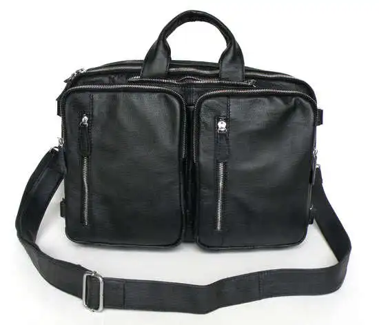 Genuine Leather Men Bag Crazy Horse Leather Men's Handbags 2016 NEW Casual Business Laptop Shoulder Bags Briefcase Messenger Bag 2017 men casual briefcase business shoulder leather messenger bags computer laptop handbag men s travel bag handbags crazy horse