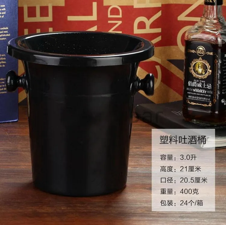 Professional plastic casks Red wine barrel champagne ice bucket Cocktail party fashion barrel