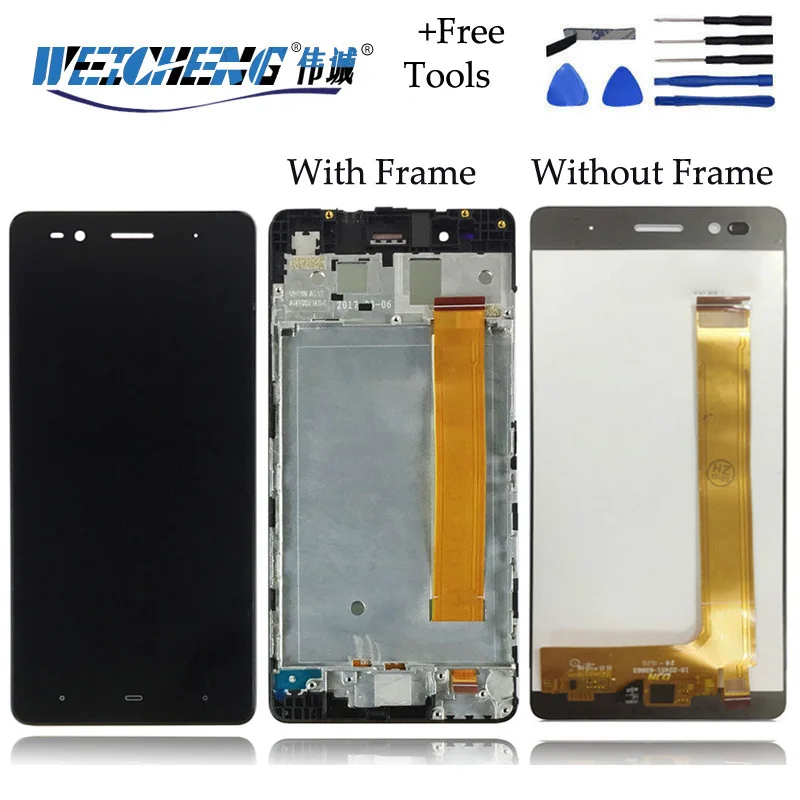 

For Highscreen Power Ice Evo LCD Display +Touch Screen Assembly Digitizer with Frame for Power Ice Evo display+free tools