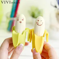 Vividcraft 2 шт/комплект с рисунком бананов карандаш, Ластик резиновая игрушка новизны для Для детей школьные принадлежности мини Ластик