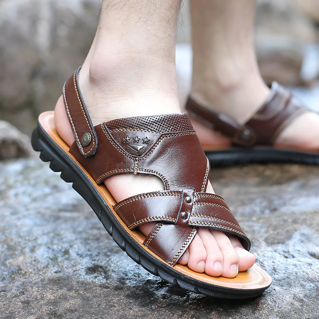 Новые мужские тапочки массажные сандалии с подошвой tpr для мужчин удобные тапочки массажные мужские тапочки домашняя обувь